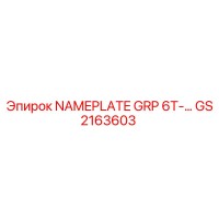 GS2163603 NAMEPLATE GRP 6T-… Epiroc