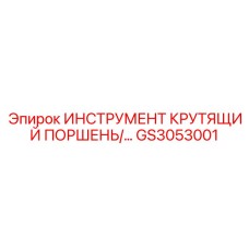 GS3053001 ИНСТРУМЕНТ КРУТЯЩИЙ ПОРШЕНЬ Epiroc