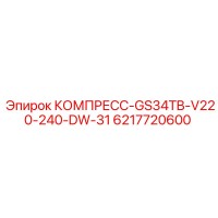 6217720600 КОМПРЕСС-GS34TB-V220-240-DW-31 Epiroc