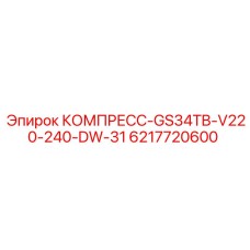 6217720600 КОМПРЕСС-GS34TB-V220-240-DW-31 Epiroc