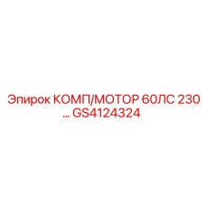 GS4124324 КОМП/МОТОР 60ЛС 230… Epiroc