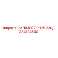 GS4124690 КОМП/МОТОР 125 230/... Epiroc