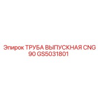 GS5031801 ТРУБА ВЫПУСКНАЯ CNG90 Epiroc