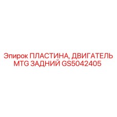 GS5042405 ПЛАСТИНА, ДВИГАТЕЛЬ MTG ЗАДНИЙ Epiroc