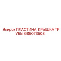 GS5073503 ПЛАСТИНА, КРЫШКА ТРУБЫ Epiroc
