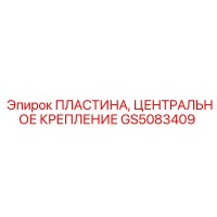 GS5083409 ПЛАСТИНА, ЦЕНТРАЛЬНОЕ КРЕПЛЕНИЕ Epiroc