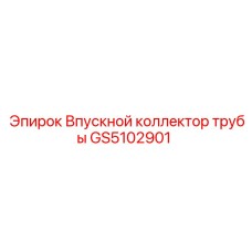 GS5102901 Впускной коллектор трубы Epiroc