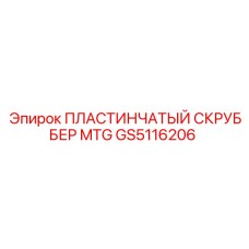 GS5116206 ПЛАСТИНЧАТЫЙ СКРУББЕР MTG Epiroc