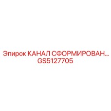 Сформированный канал высокого давления GS5127705