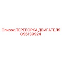 GS5139924 ПЕРЕБОРКА ДВИГАТЕЛЯ Epiroc