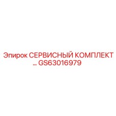 GS63016979 СЕРВИСНЫЙ КОМПЛЕКТ Epiroc