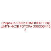 GS63064452 R-13922 КОМПЛЕКТ ПОДШИПНИКОВ РОТОРА Epiroc