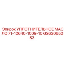 GS63065083 УПЛОТНИТЕЛЬНОЕ МАСЛО 71-10640-1009-10 Epiroc