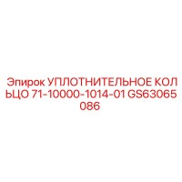 GS63065086 УПЛОТНИТЕЛЬНОЕ КОЛЬЦО 71-10000-1014-01 Эпирок