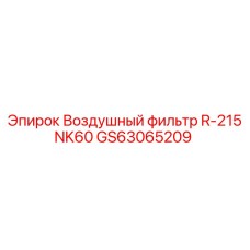 GS63065209 Воздушный фильтр R-215 NK60 Epiroc