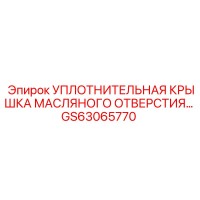 GS63065770 УПЛОТНИТЕЛЬНАЯ КРЫШКА МАСЛЯНОГО ОТВЕРСТИЯ… Epiroc
