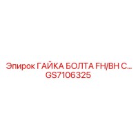 GS7106325 ГАЙКА БОЛТА FH/BH С (Epiroc)