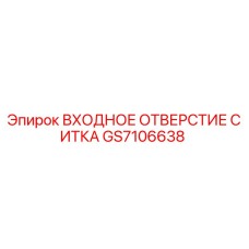 GS7106638 ВХОДНОЕ ОТВЕРСТИЕ СИТКА Epiroc