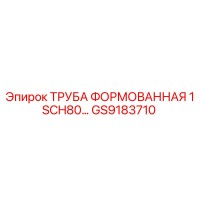 GS9183710 ТРУБА ФОРМОВАННАЯ 1 SCH80 Epiroc
