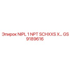 GS9189616 NIPL 1 NPT SCHXXS X... Epiroc