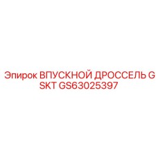 GS63025397 ВПУСКНОЙ ДРОССЕЛЬ GSKT Epiroc