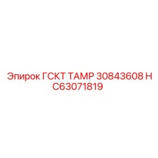 HC63071819 ГСКТ ТАМР 30843608 Epiroc