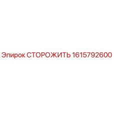 1615792600 СТОРОЖИТЬ Epiroc