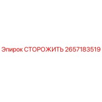 2657183519 СТОРОЖИТЬ Epiroc