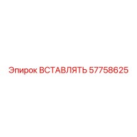 57758625 ВСТАВЛЯТЬ Epiroc