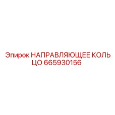 665930156 НАПРАВЛЯЮЩЕЕ КОЛЬЦО Epiroc