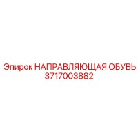 3717003882 НАПРАВЛЯЮЩАЯ ОБУВЬ | Epiroc
