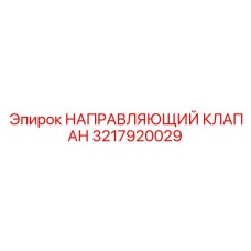 3217920029 НАПРАВЛЯЮЩИЙ КЛАПАН Epiroc