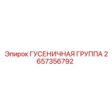 2657356792 ГУСЕНИЧНАЯ ГРУППА Epiroc