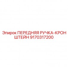 9170317200 ПЕРЕДНЯЯ РУЧКА-КРОНШТЕЙН Epiroc
