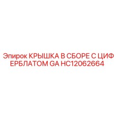 HC12062664 КРЫШКА В СБОРЕ С ЦИФЕРБЛАТОМ GA Epiroc