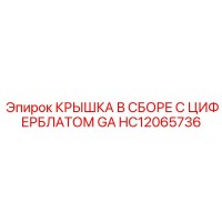 HC12065736 КРЫШКА В СБОРЕ С ЦИФЕРБЛАТОМ GA Epiroc