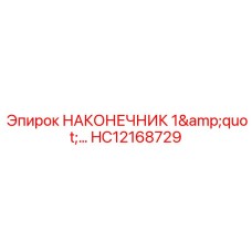 HC12168729 НАКОНЕЧНИК 1