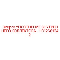 HC12661342 Уплотнение внутреннего коллектора Epiroc