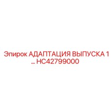 Адаптация выпуска HC42799000 Epiroc