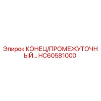 HC60581000 КОНЕЦ/ПРОМЕЖУТОЧНЫЙ | Epiroc