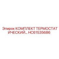 КОМПЛЕКТ ТЕРМОСТАТИЧЕСКИЙ HC61535686 Epiroc
