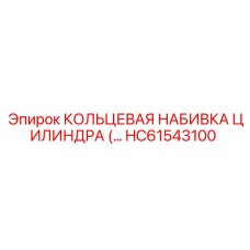 HC61543100 КОЛЬЦЕВАЯ НАБИВКА ЦИЛИНДРА Epiroc