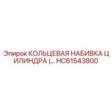 HC61543800 КОЛЬЦЕВАЯ НАБИВКА ЦИЛИНДРА Epiroc