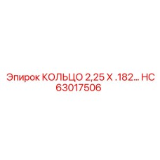 HC63017506 КОЛЬЦО 2,25 Х .182… Epiroc