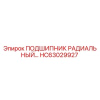 HC63029927 ПОДШИПНИК РАДИАЛЬНЫЙ Эпирок (Epiroc)
