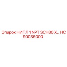 HC90036000 НИПЛ 1 NPT SCH80 X Epiroc