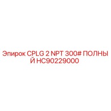 HC90229000 CPLG 2 NPT 300# ПОЛНЫЙ Epiroc