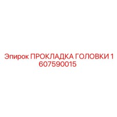 1607590015 ПРОКЛАДКА ГОЛОВКИ Epiroc