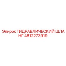 4812273919 ГИДРАВЛИЧЕСКИЙ ШЛАНГ Epiroc