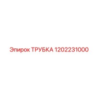 1202231000 ТРУБКА Epiroc